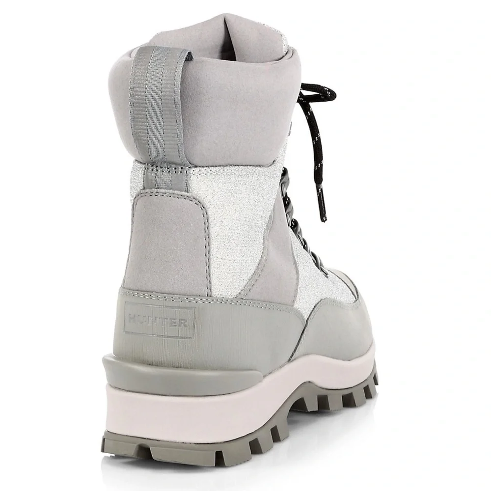HUNTER Commando Glitter Rubber Lug-Sole Snow‎ Boots
